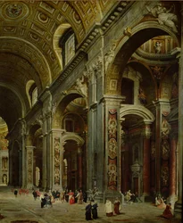 Kardinál Melchior de Polignac (1661-1742) Návštěva Svatého Petra v Římě (detail 222224)